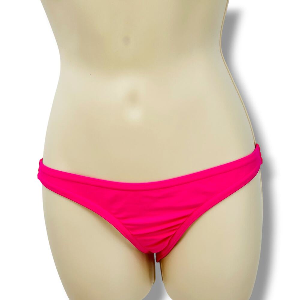 J. CREW NWT Hot Pink Low Rise Bikini Bottoms S Beach Pool Vacation